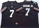 Ohio State Buckeyes 7 Dwayne Haskins Jr. Black College Football Jersey,baseball caps,new era cap wholesale,wholesale hats